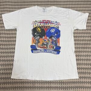 Vintage 2005 Bayou Classic XXXII Grambling vs Southern T-Shirt Size Large